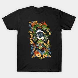 Oriental Style Collage T-Shirt